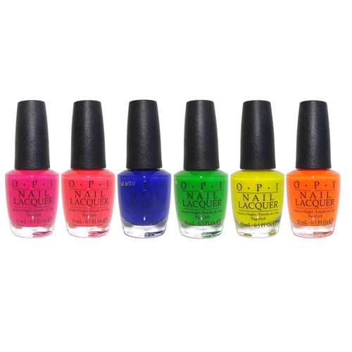 opi nail lacquer tru neon summer 2016 collection all 6 colors